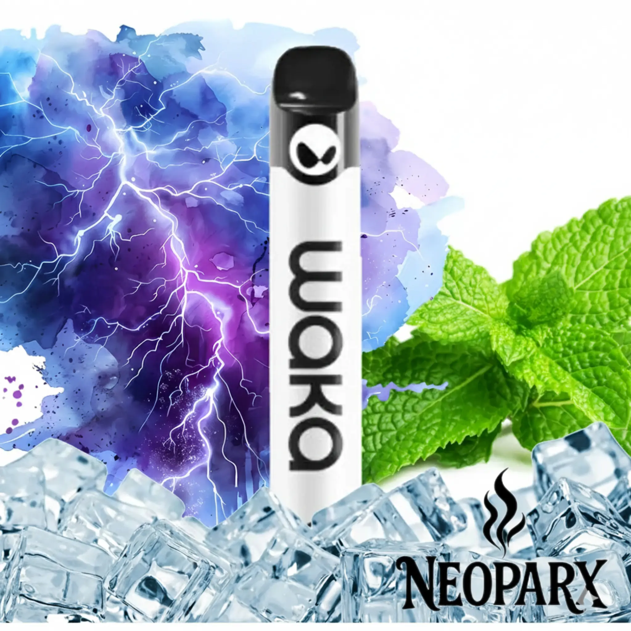 IMG_3089 پاد یکبارمصرف 2500 پاف نعنا یخ واکا | Cool Mint Waka - Image 1